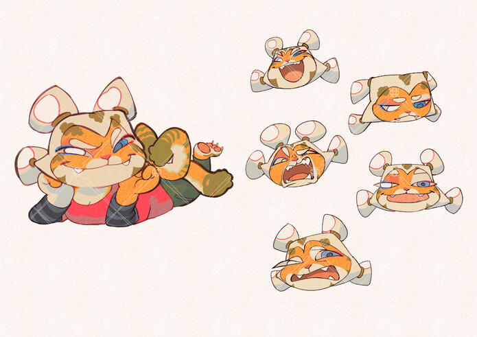 2024 Study - Cartoon and Expressions